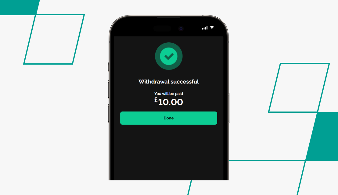 screenshot of boku withdrawal process step 4