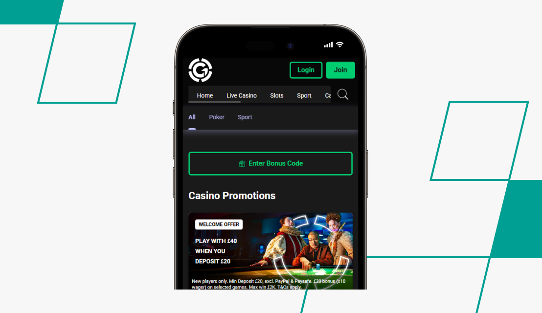 screenshot of grosvenor promotions page