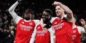 Arsenal vs Chelsea bet builder tips, Bukayo Saka pictured
