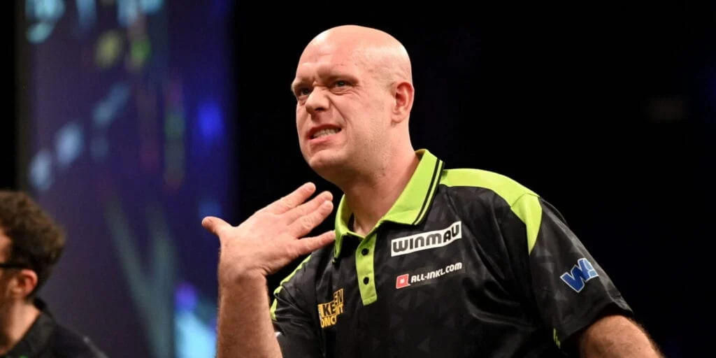 Premier League Darts Night 11 Tips, Michael van Gerwen Pictured