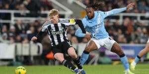 Newcastle and Man City playing in the Carabao Cup