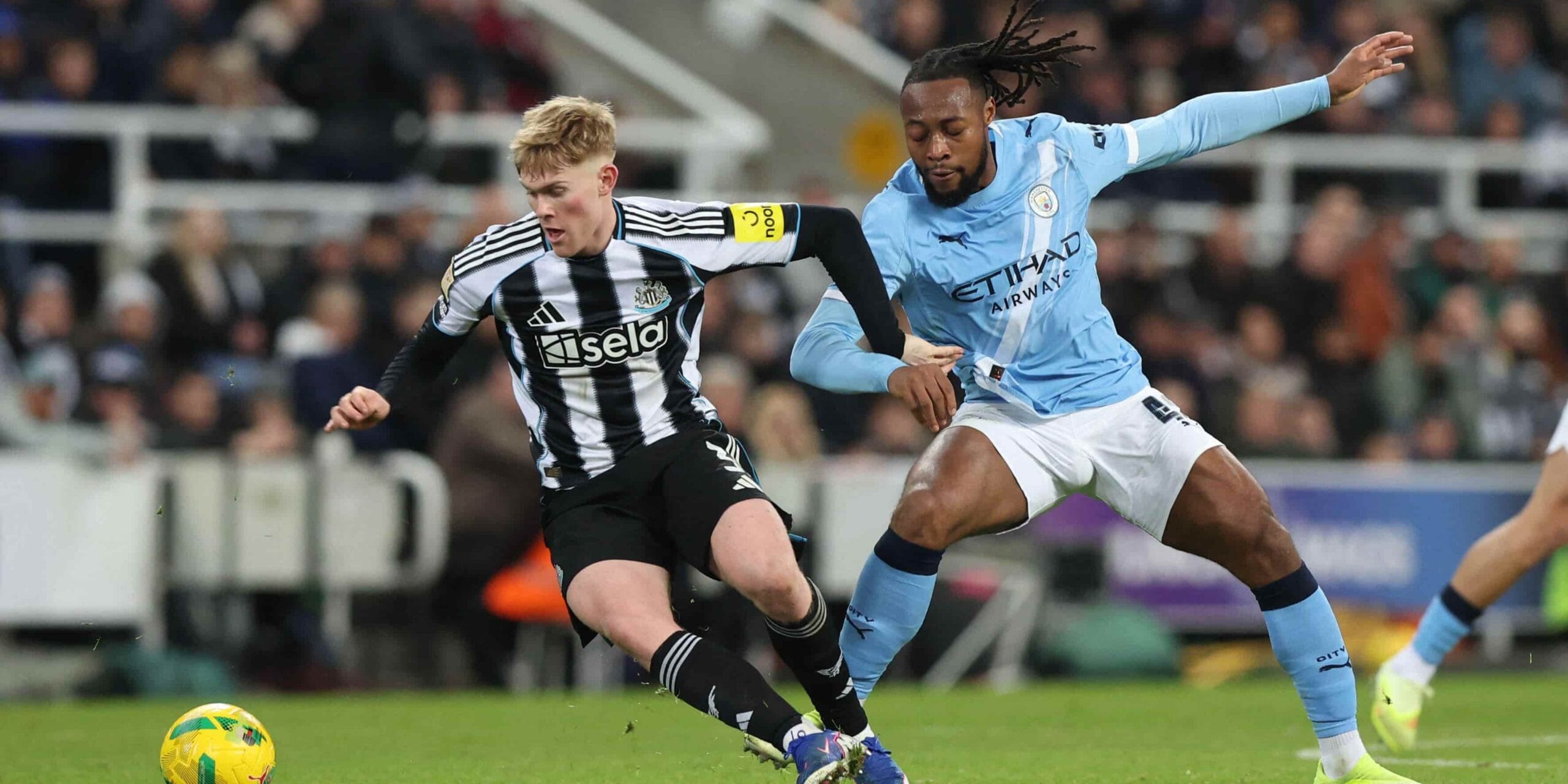 Newcastle and Man City playing in the Carabao Cup
