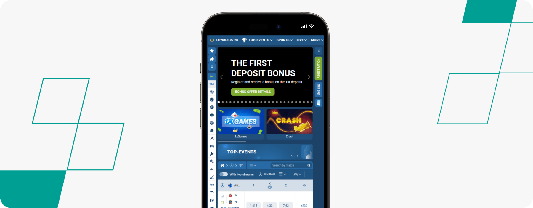 screenshot of 22bet nigeria app