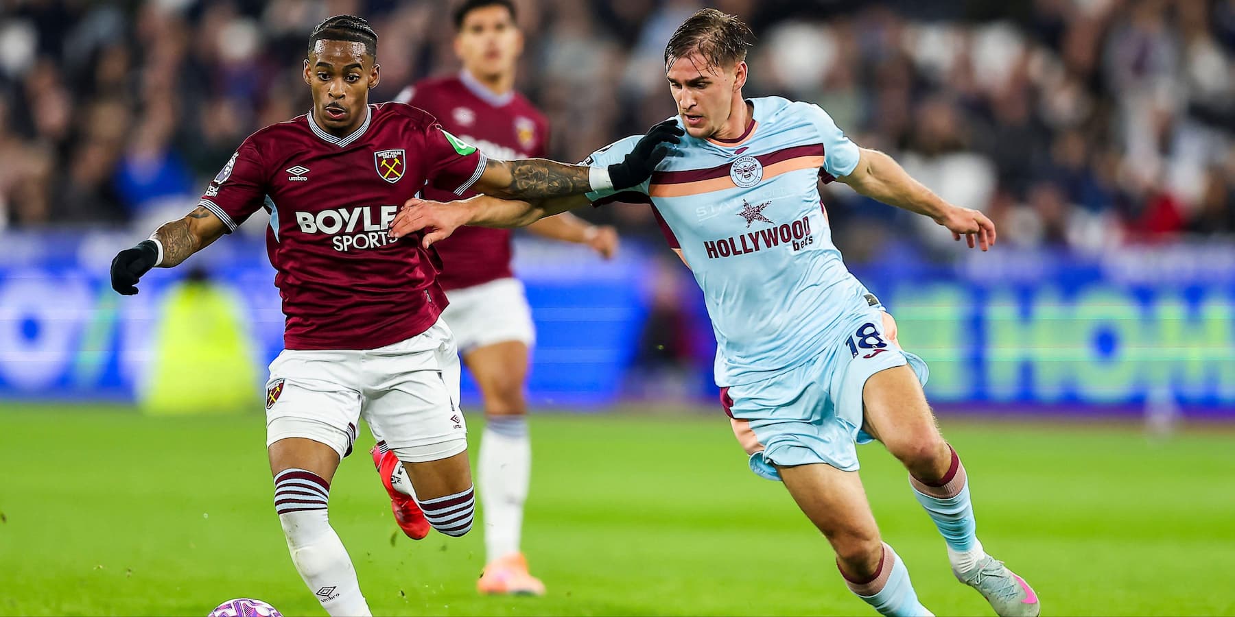 West Ham v Brentford at the London Stadium