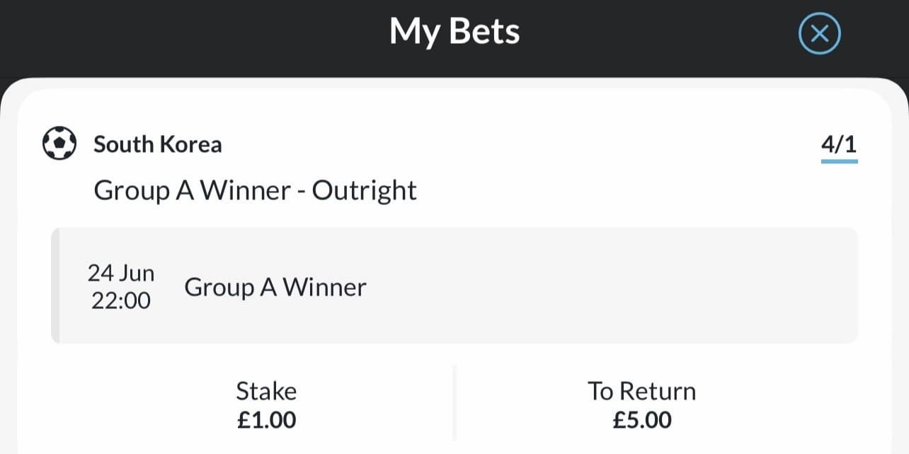 World Cup Group A Winner