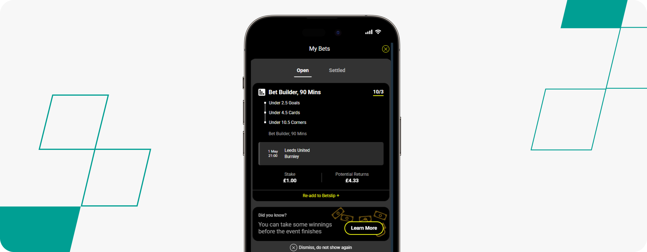 Parimatch Betslip Leeds vs Burnley May 2026