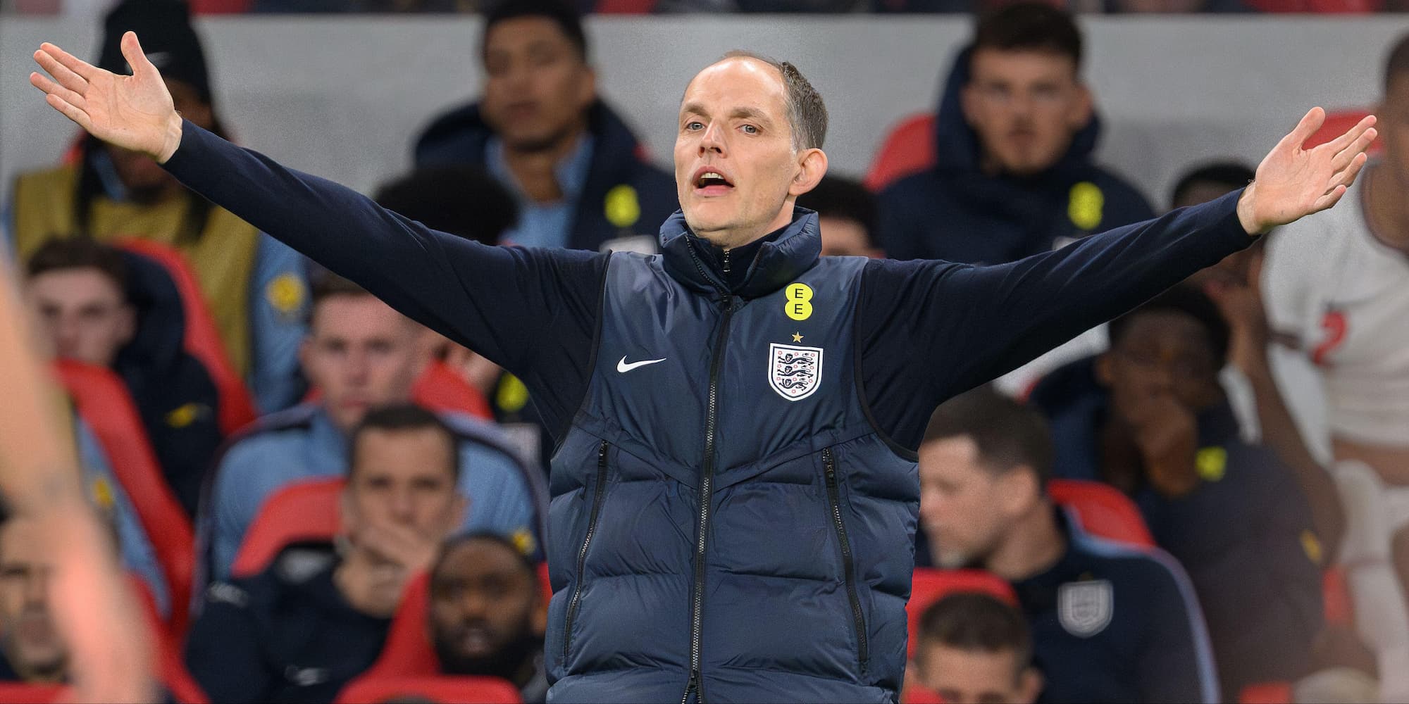 Thomas Tuchel frustrated England manager