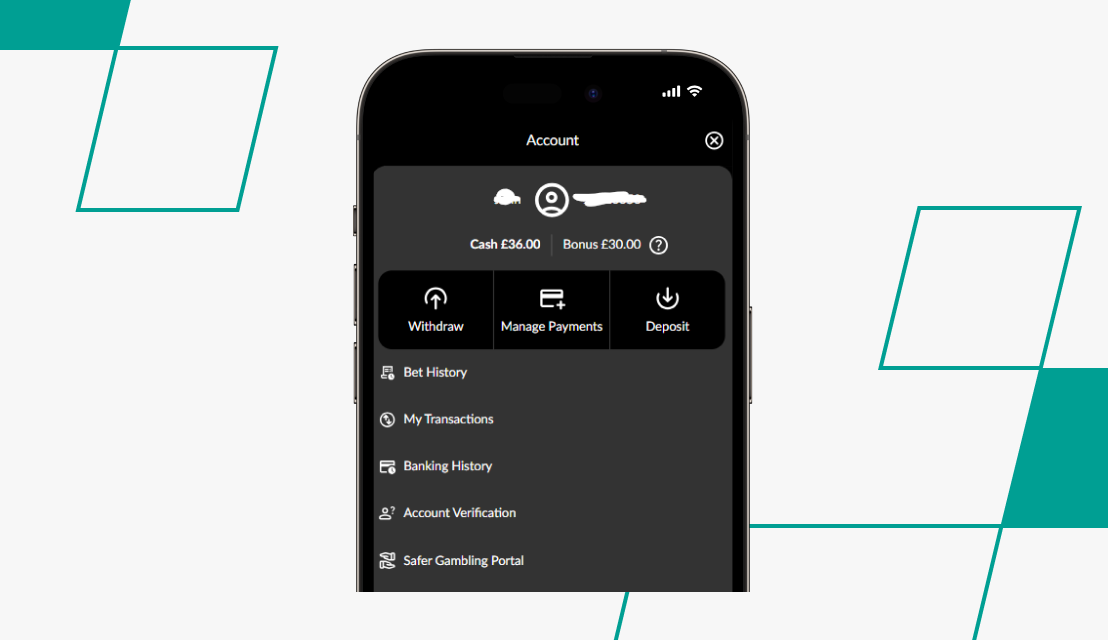 screenshot of parimatch withdrawal step 2