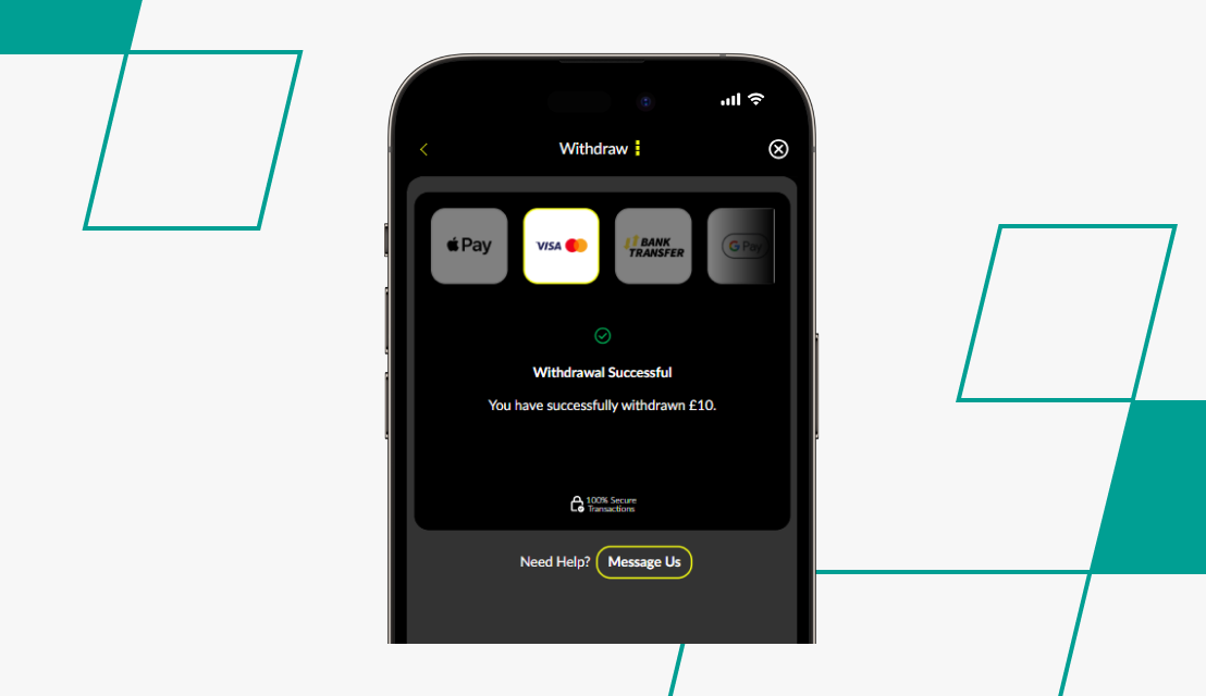 screenshot of parimatch withdrawal step 4