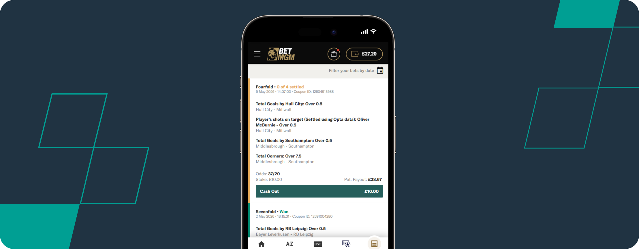 BetMGM Betslip Championship Playoffs Acca May 8, 2026