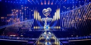 The stage for the 2026 Eurovision Song Contest in Vienna, Austria