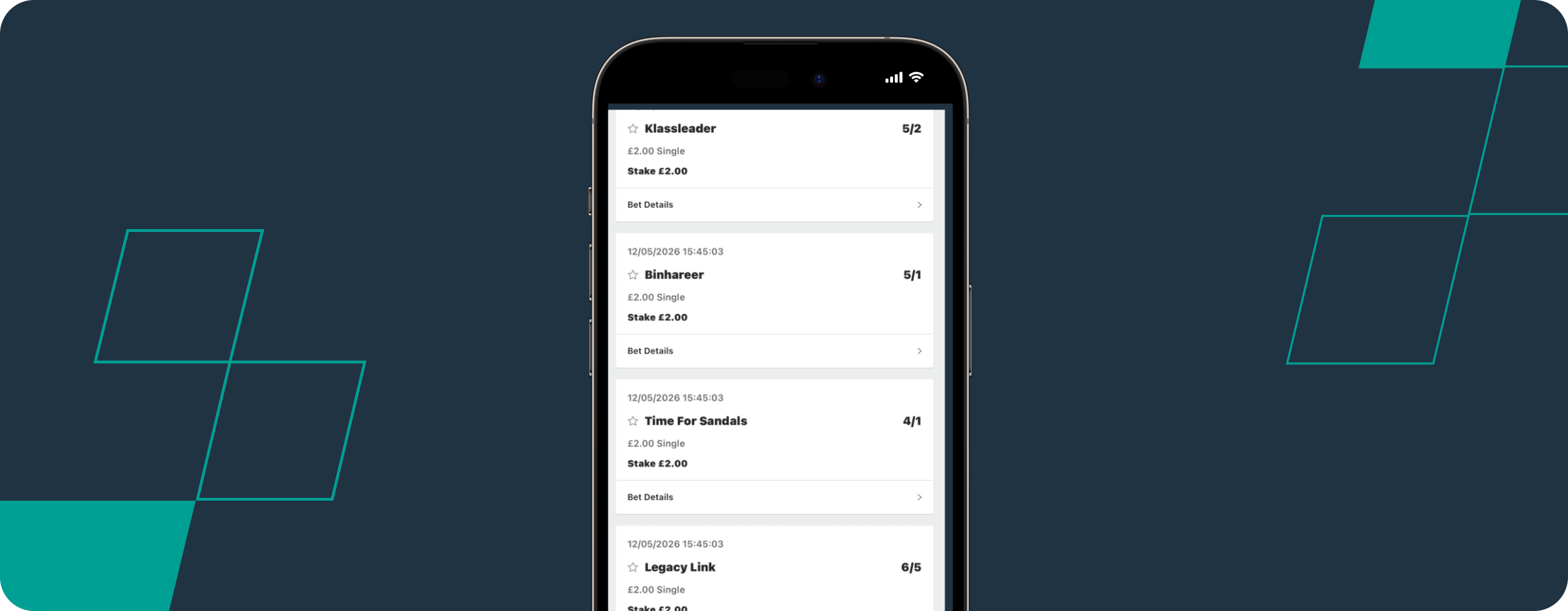 TPP bet365 betslip Dante Festival Day 1 desktop