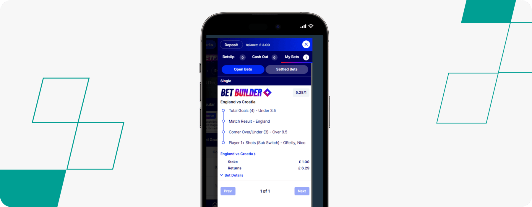 Betfred betslip England vs Croatia 17th June 2026