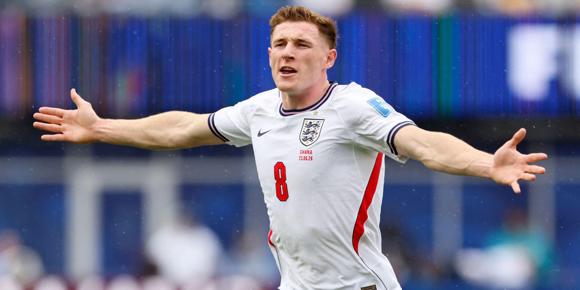 Elliot Anderson playing for England