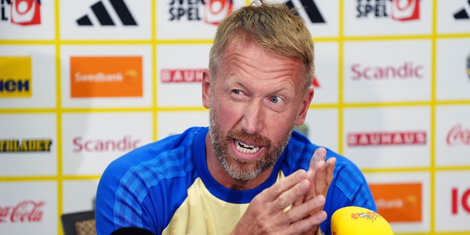 Japan vs Sweden Bet Builder 2026 World Cup, Manager Graham Potter Pictured