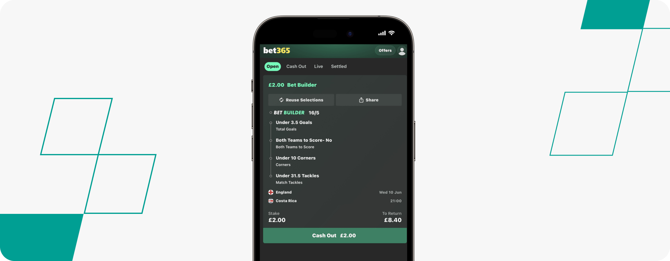 betslip bet365 England v Costa Rica