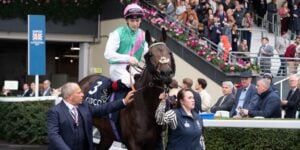 Kalpana and jockey Colin Keane at Ascot