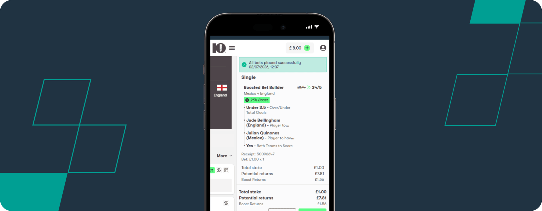 10bet betslip 2nd June 2026 Mex vs Eng World Cup 2026