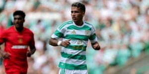 Camilo Duran playing for Celtic in a pre-season friendly