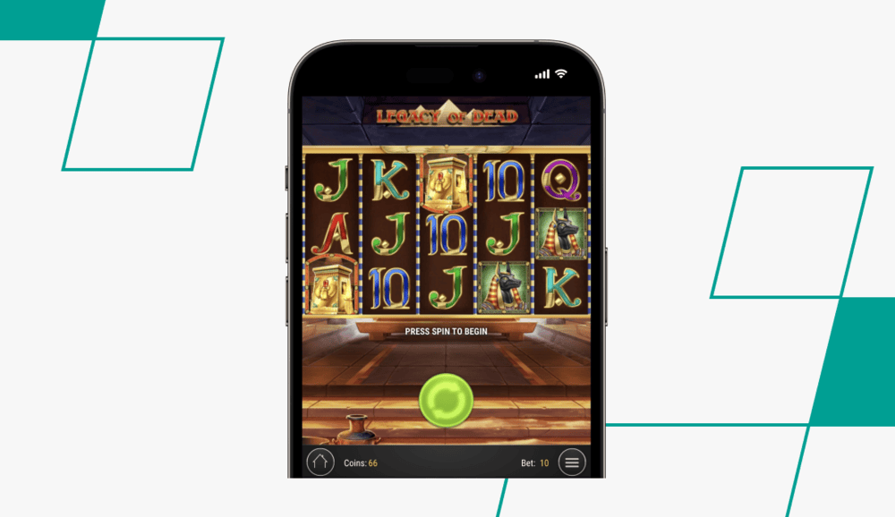 sreenshot of uspin legacy of dead slot