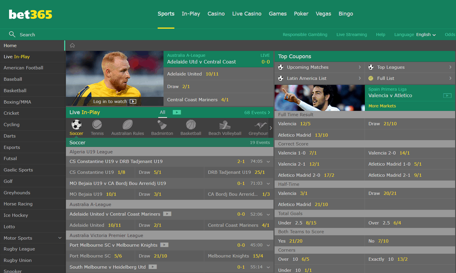 bet365 sportsbook
