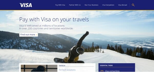 VISA Homepage