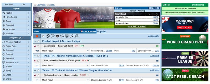 Marathonbet betting rules bet the odds