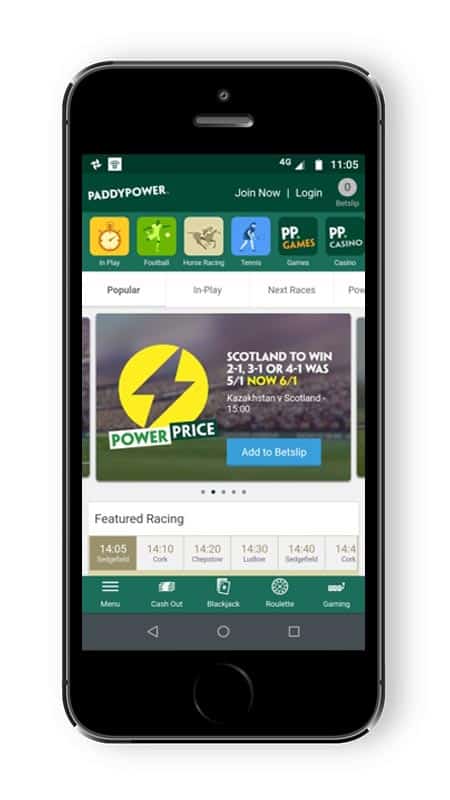 PaddyPower Cash Out