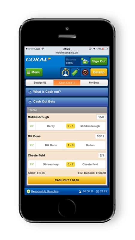 Coral Cash Out