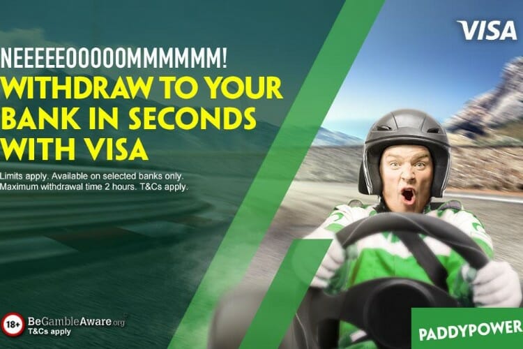 Withdrawal to your bank in seconds with visa