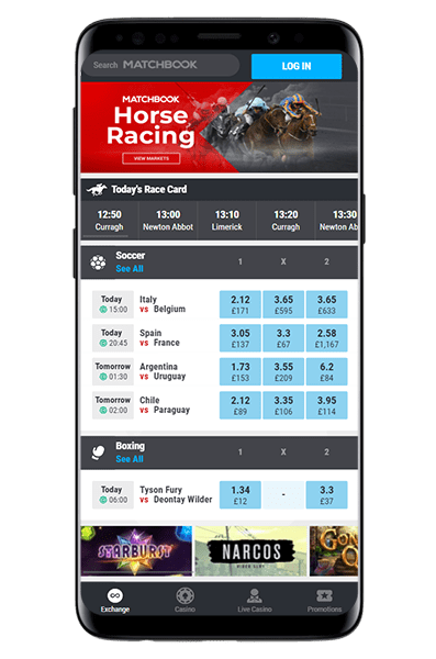 matchbook mobile app
