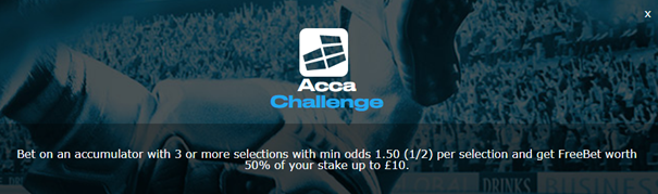 sportingbet ACCA challenge
