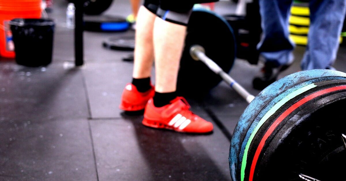 Close Up Of Barbell