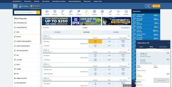 Sugarhouse football bets